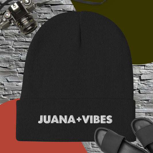 JUANAVIBE Embroidered Beanie